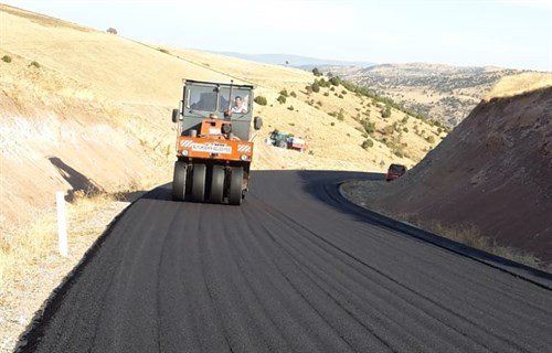 Bsk (Sıcak Asfalt) Çalışmaları Devam Ediyor.